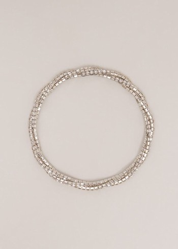 Phase Eight Sparkle Twisted Jewellery Silver Canada | OVUKPT-709